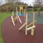 Bonded Rubber Playground Bark in Townhead 9