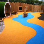 Bonded Rubber Playground Bark in Wood End 3