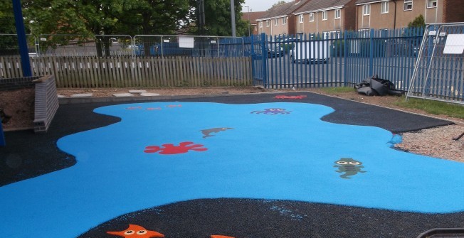 Rubber Play Area Installers in Newtown