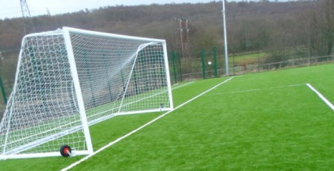 Fake Turf Pitch Flooring in Bridge End