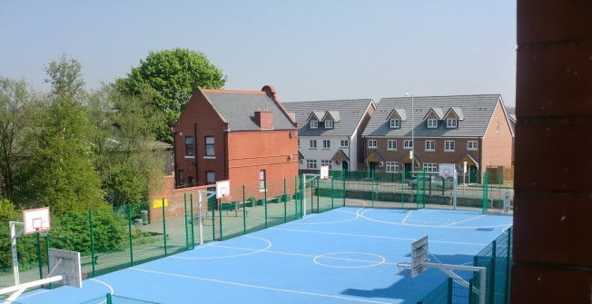 MUGA Facility Markings in Ashley