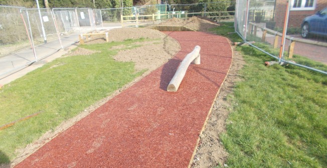 Trim Trail Safety Surfaces in Heath End