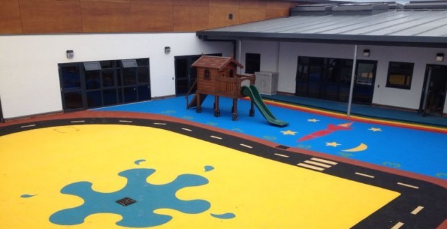 Wetpour Playground Surfaces in Beechwood