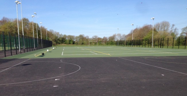 Black Sport Surfacing in Bridgend